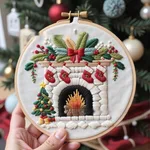 Cx1322 Christmas Fireplace