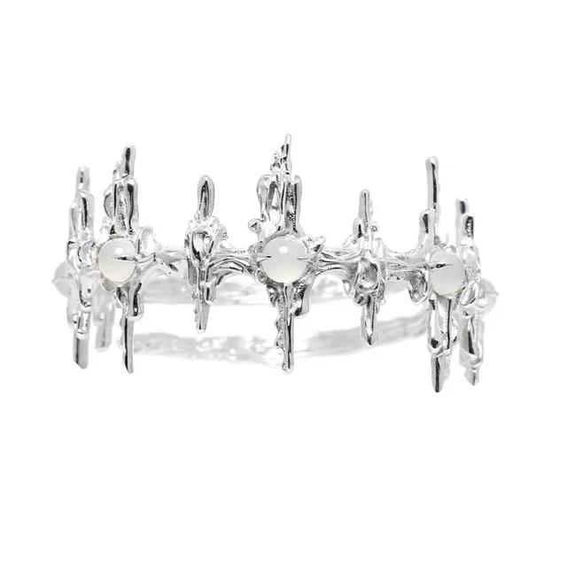 Irregular Y2g Four Eight pointed Stars Personalized Bracelet Silver - Shop at LoveMi
