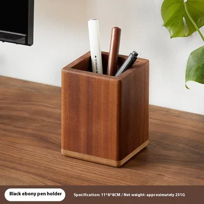 Black Walnut Remote Control Storage Box Coffee Table Top Ebony Wood - Shop at LoveMi