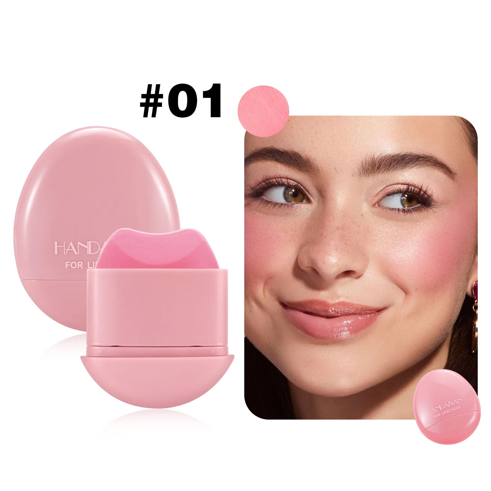 Pebble Easy To Color Monochrome Matte 5-color Blush - 01 Color - View 1