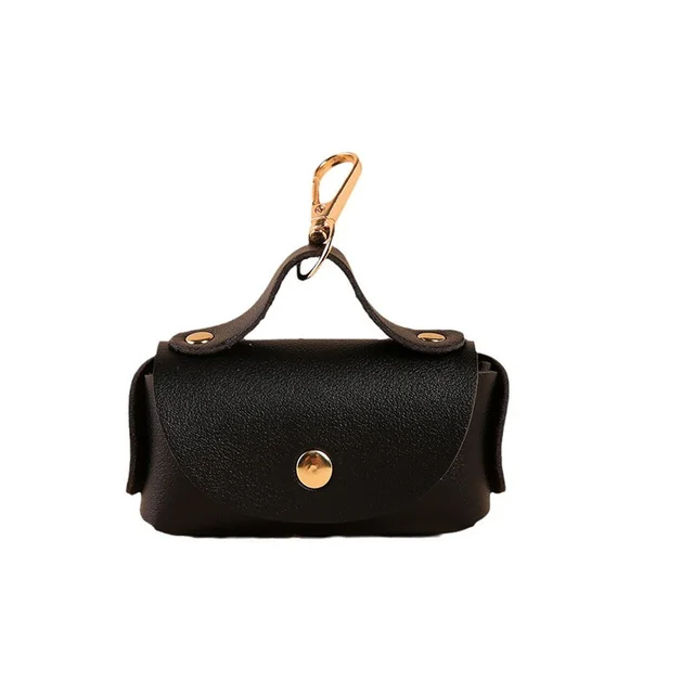 Portable PET Outing Leather Pooper Scooper Leather Case Black - Shop at LoveMi