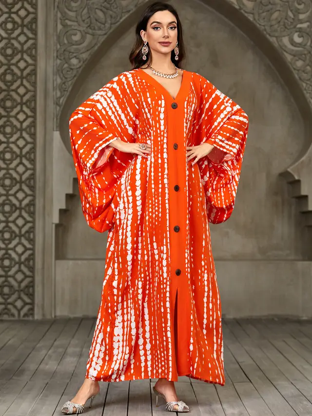 Women's Fashion Personalized Beach Dress Bikini Blouse Zs257416 Orange - Shop at LoveMi