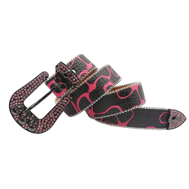 Men's And Women's Fashionable Elegant All Match Belt Rose Red - Shop at LoveMi