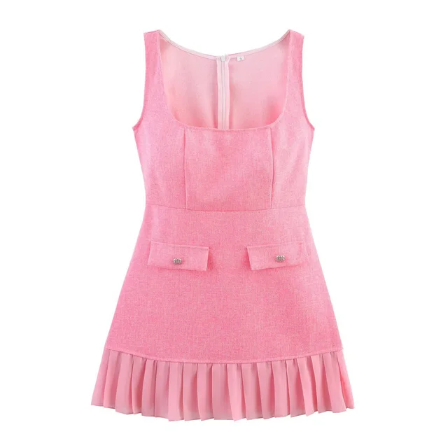 Female Refined Stylish And Versatile Dress Pink - Shop at LoveMi