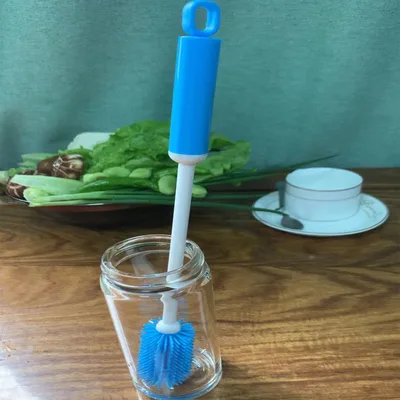 Kitchen Silicone Wash Cup Cleaning Gadget Blue - Shop at LoveMi
