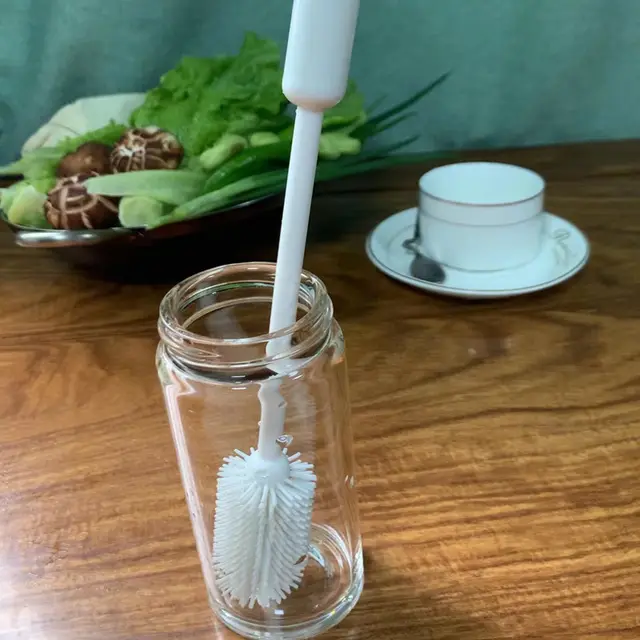 Kitchen Silicone Wash Cup Cleaning Gadget White - Shop at LoveMi