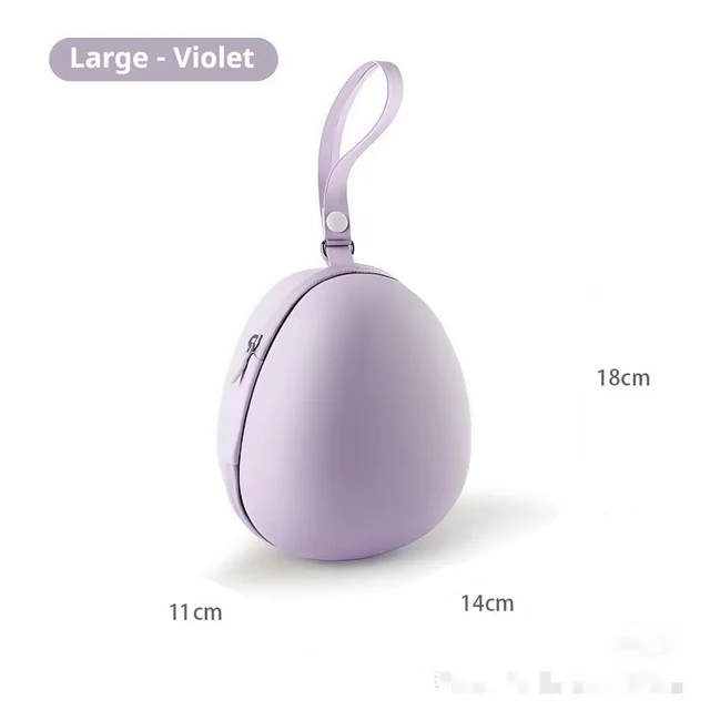 U shaped Headrest Storage Bag High speed Rail Sleeping Artifact Lavender Purple - Shop at LoveMi