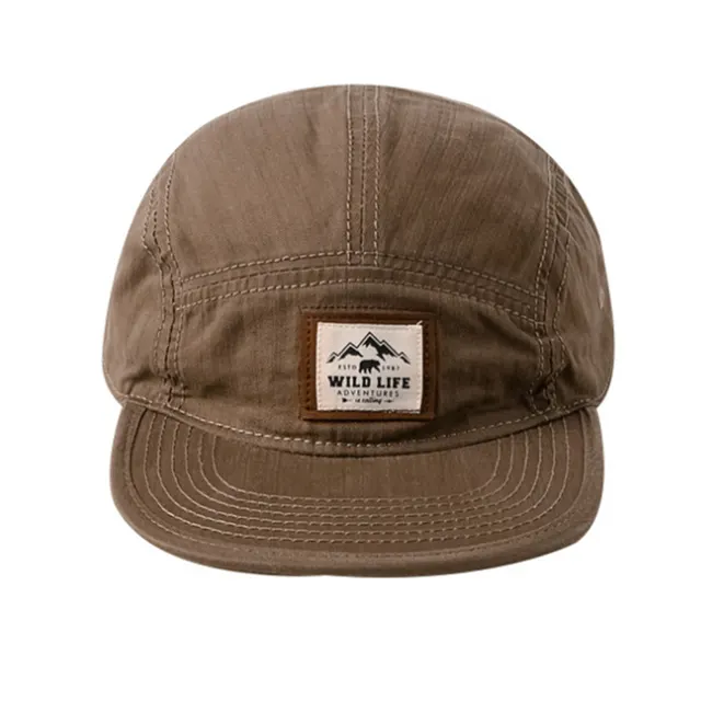 Flat Brim Versatile Couple Street Style Hip Hop Hat Brown - Shop at LoveMi