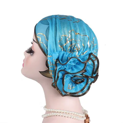Black Gold Rose Sleeve Cap Light Blue - Shop at LoveMi