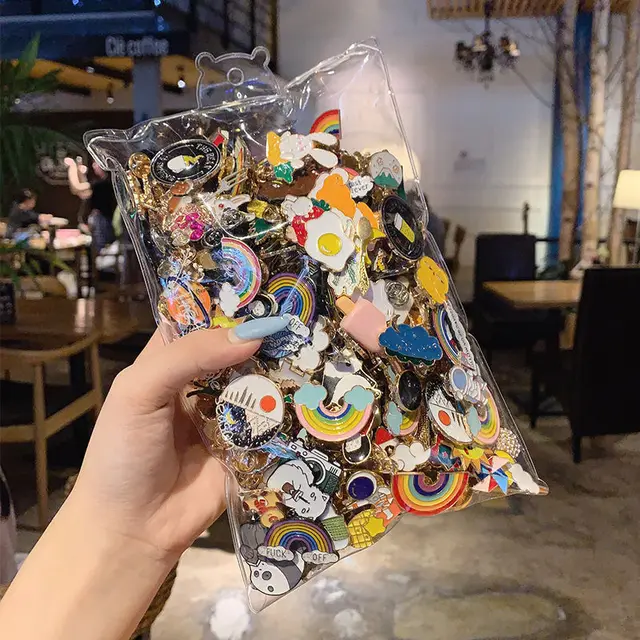 Japanese Cartoon Brooch Cute Ins Tide Personality Badge 30Pcs - Shop at LoveMi