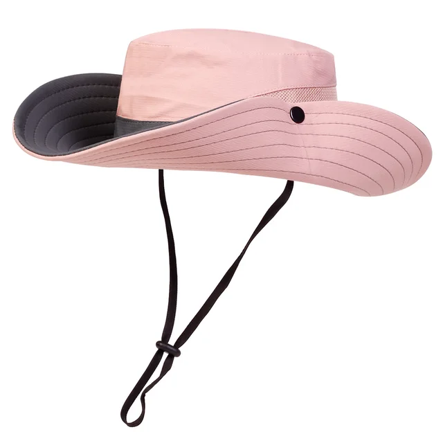 Summer Female Sun Hat Outdoor Sports Sun Protection Hat Pink - Shop at LoveMi