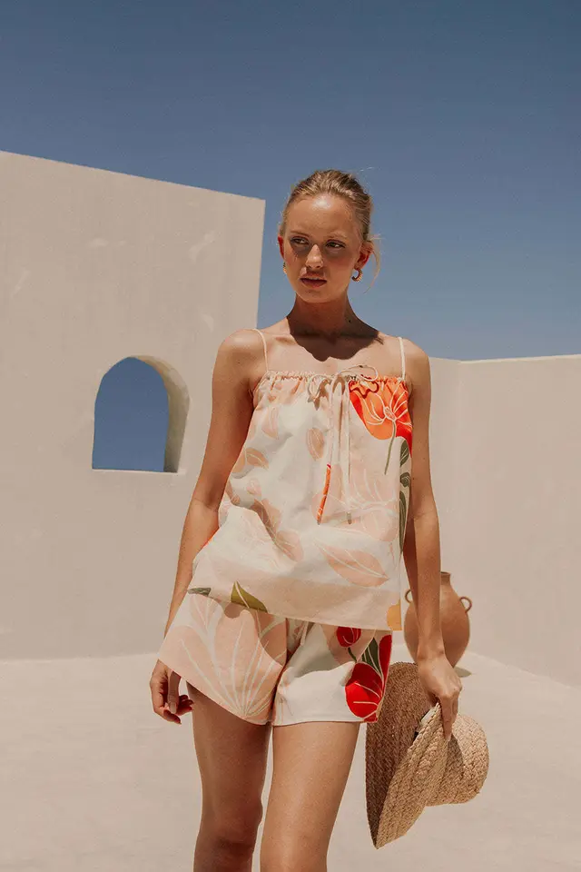 All match Sleeveless Vest Vacation Style Suit Color - Shop at LoveMi