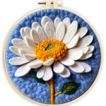 Blanket Painting With Embroidery Needle Felt Household Supplies - Mzh186
