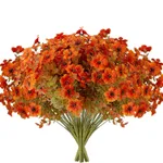 Autumn Outdoor Flower Artificial Fake Flower - Autumn Sunset Red