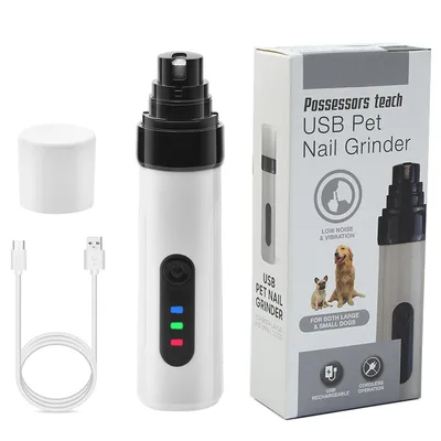 Pet Automatic Nail Piercing Device 3 speed LED Electric English Version - Shop at LoveMi