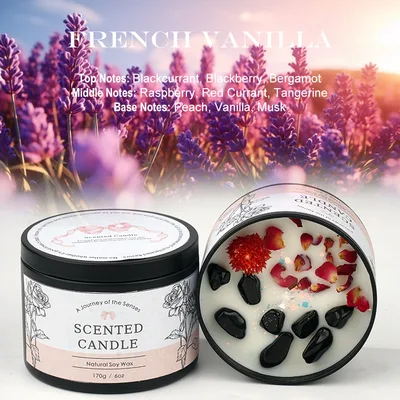 Aromatherapy Candle Home Indoor Lasting Incense French Vanilla - Shop at LoveMi