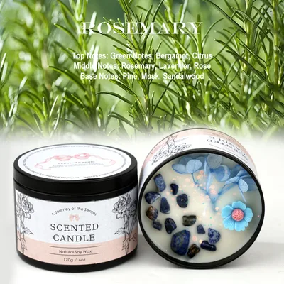Aromatherapy Candle Home Indoor Lasting Incense Rosemary - Shop at LoveMi