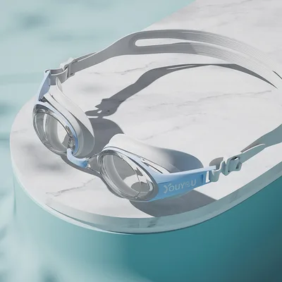Waterproof Anti fog HD Professional Swimming Glasses Haze Blue - Shop at LoveMi