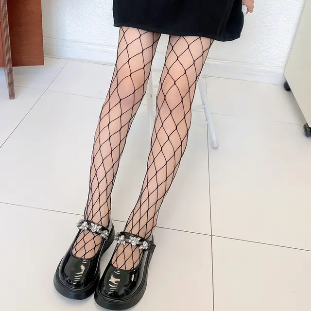 Summer Large Medium And Small Mesh Stockings Women Large Net Black - Shop at LoveMi