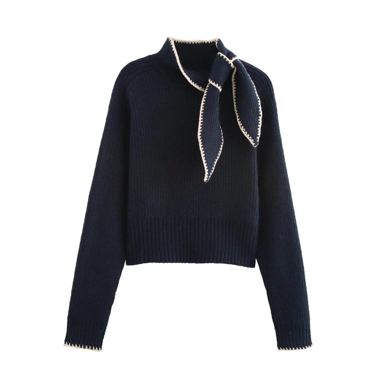 Ladies Bow Decorative Vest Pullover Sweaters - A412 Knot