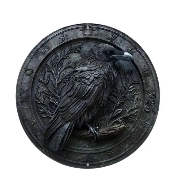 Thick Round Aluminum Sheet Decorations Pendant Style 014 - Shop at LoveMi