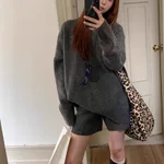 Gray Shorts Suit