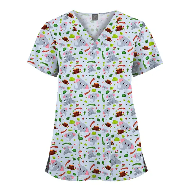 Women's Fashion Quick drying Printed Short sleeved Top 6400123Style - Shop at LoveMi