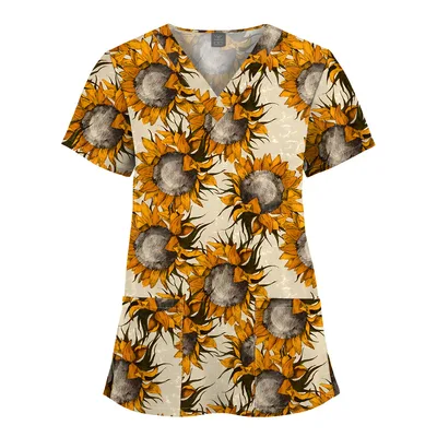 Women's Fashion Quick drying Printed Short sleeved Top 6400131Style - Shop at LoveMi