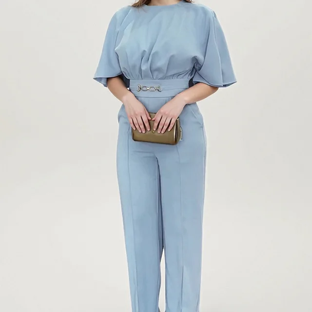 European And American Fashion Casual Elegant Style Suit Blue - Shop at LoveMi