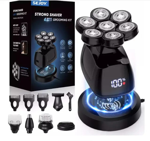 6 in 1 Multifunctional Haircut Suit Hair Clippers Shaver Black 2 - Shop at LoveMi