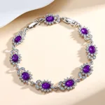 Purple Gem Bracelet
