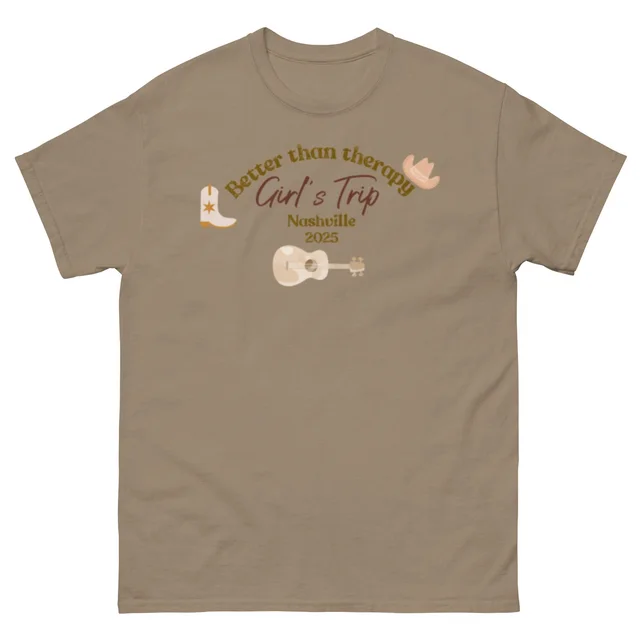 Women's Casual Printed Loose Round Neck Short Sleeve Khaki - Shop at LoveMi