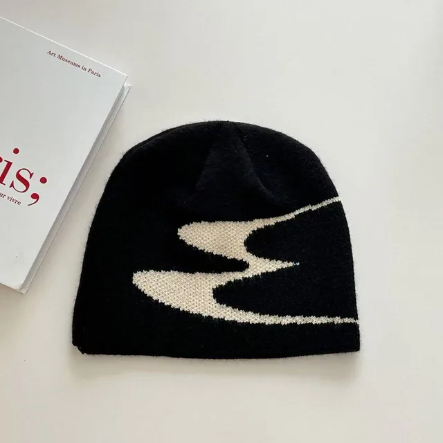 Beanie Hat Men's And Women's Same Autumn And Winter Thermal Knitting Woolen Cap Black - Shop at LoveMi