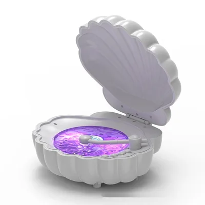 Retro Vinyl Record Player Shell Lamp Paris Purple - Shop at LoveMi