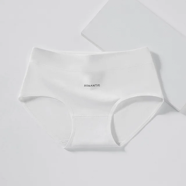 Simple Cold Style Women's Cotton Underwear White - Shop at LoveMi