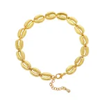 Gold Shell Bracelet 7 Inches