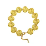 Gold Solid Shell Bracelet