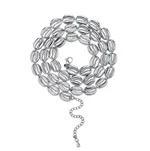 Silver Shell Necklace 20 Inch