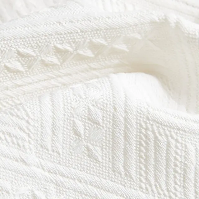 Modern Simple Universal Solid Color Sofa Cover Slipcover White Grid - Shop at LoveMi