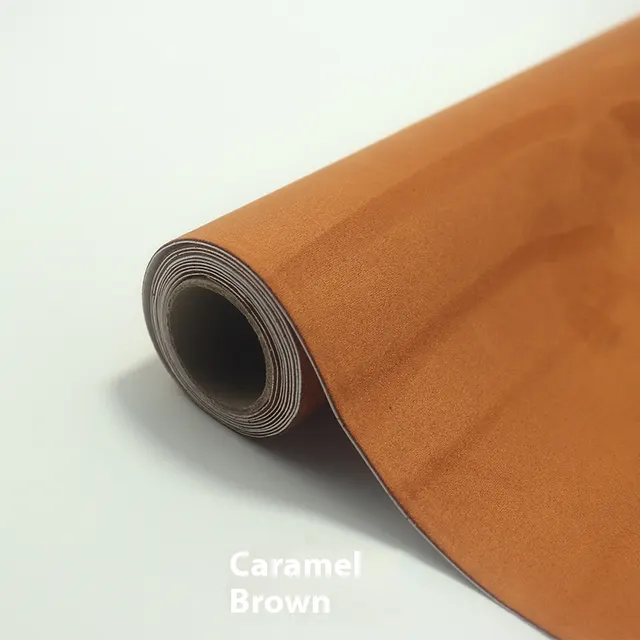 Self adhesive Leather Sales Adhesive Suede Home Car Scene Modification Layout Self adhesive Leather Suede Sugar Brown - Shop at LoveMi