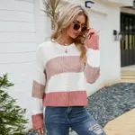 Pink Striped Sweater