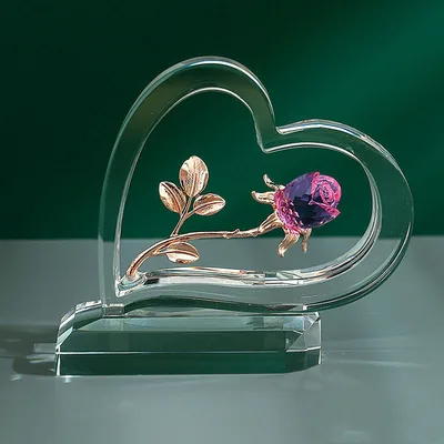 Home Valentine's Day Rose Heart shaped Ornaments Pink - Shop at LoveMi