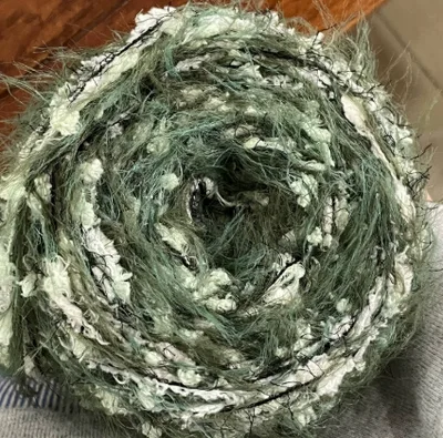 Super Soft Hand mixed Line Braided Pendant Green Moss - Shop at LoveMi