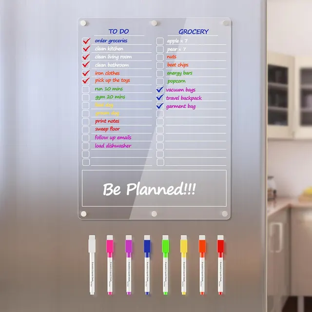 Magnetic Plan Memo Strong Magnetic Refridgerator Magnets Shopping List - Shop at LoveMi