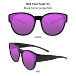 Black Frame Purple Membrane