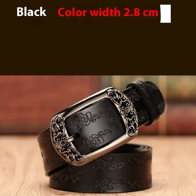 New Fashion Versatile Women's Decorative Jeans Belt Black - Shop at LoveMi