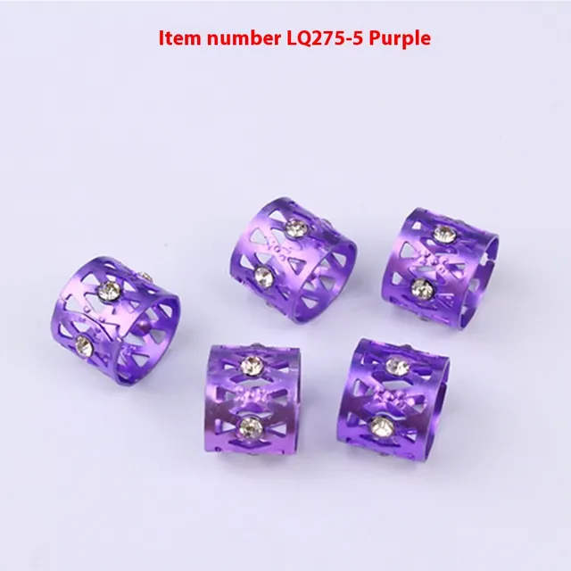 Wig Decoration Hollow Jeweled 7 Color Aluminum Aluminum Headwear Hair Ring Lq2755 - Shop at LoveMi