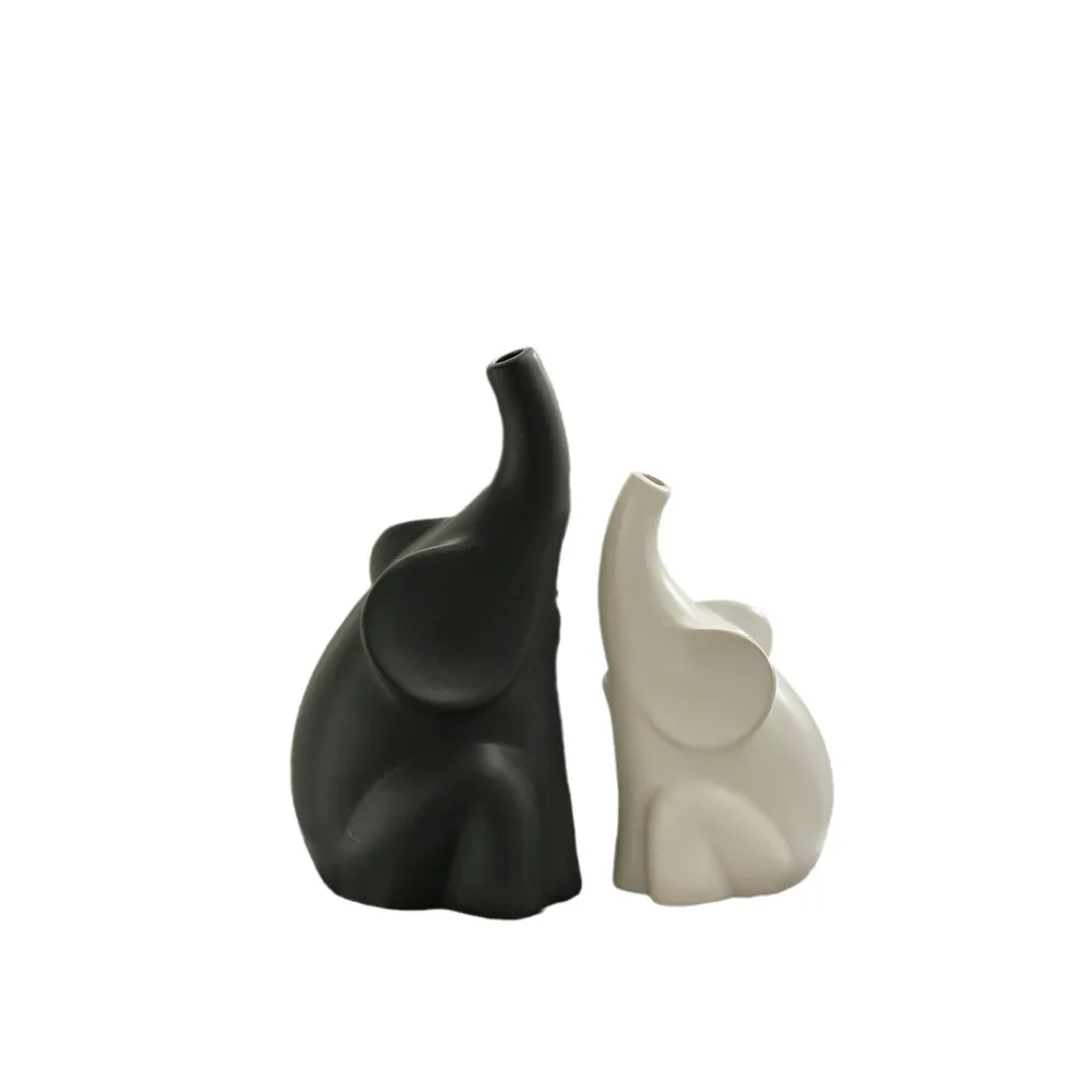 Modern High end Elephant Vase Home Decoration A Pair - Shop at LoveMi