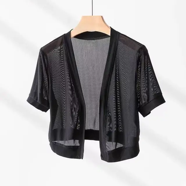 Women's French style Irregular Collar Long Sleeve Tied Shirt 8838 Black - Shop at LoveMi