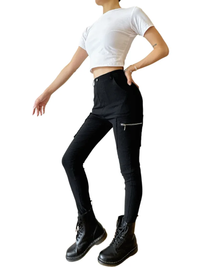 Tights Cross border Overalls Casual Women's Pants Black - Shop at LoveMi
